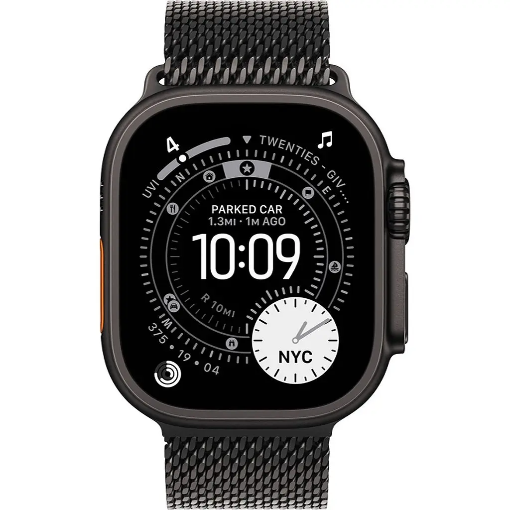 Смарт-часы Apple Watch Ultra 3 49mm Black Titanium Case with Black Titanium Milanese Loop Medium (MF1Q4) [145346] - фото 2