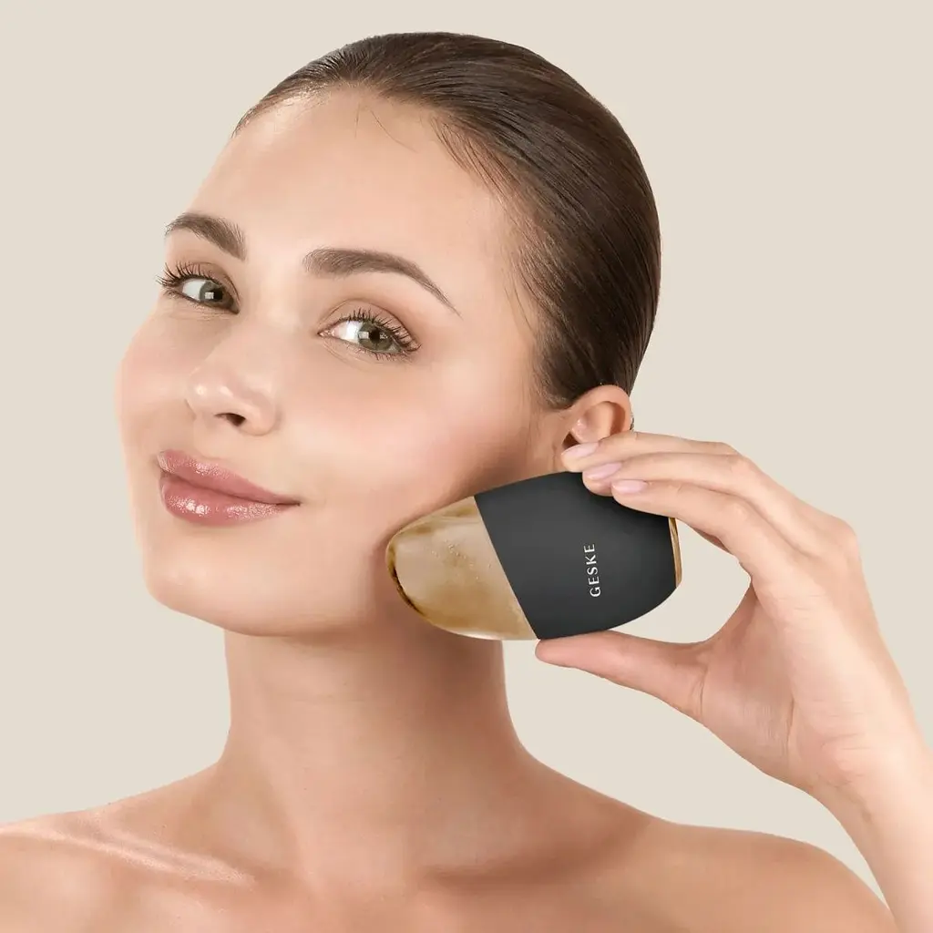 Масажер для обличчя GESKE Cool & Warm Eye and Face Massager 7в1 Gray (HB0287) [176767] - фото 8