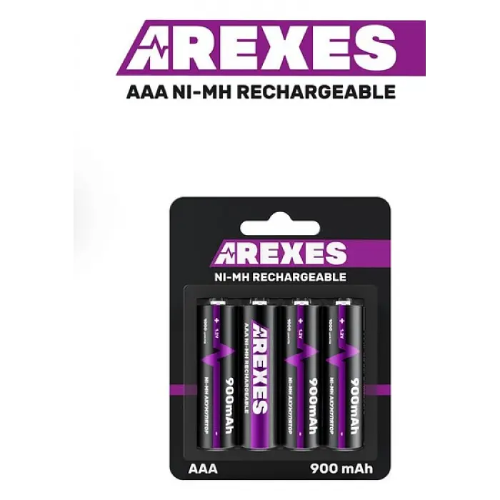 Акумулятор міні пальчиковий 1 шт ААА Arexes 900mAh 1.2v NI-MH - фото 2
