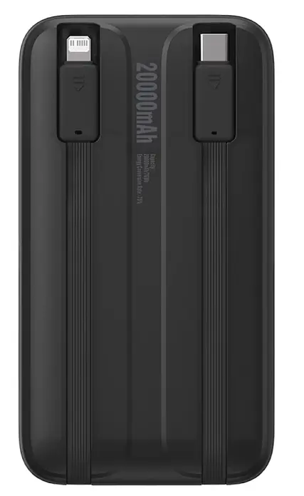 Внешний аккумулятор Baseus Comet Series 20000mAh 22.5W PD with Display USB-A / USB-C cable PPMD020101 - фото 2