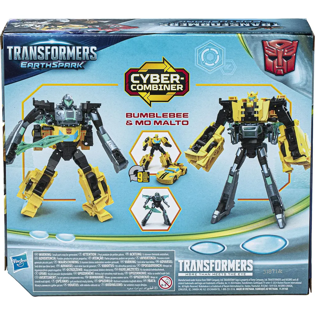 Набор игрушечных трансформеров Hasbro Transformers Earth Spark Cyber-Combiner 2 (F8439) - фото 10