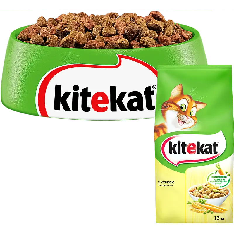 Сухий корм для котів Kitekat курка з овочами 12 кг - фото 3