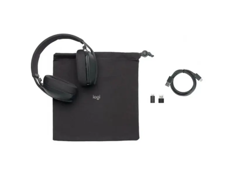 Навушники з мікрофоном Logitech Zone Vibe Wireless Teams version Graphite (981-001157) - фото 4