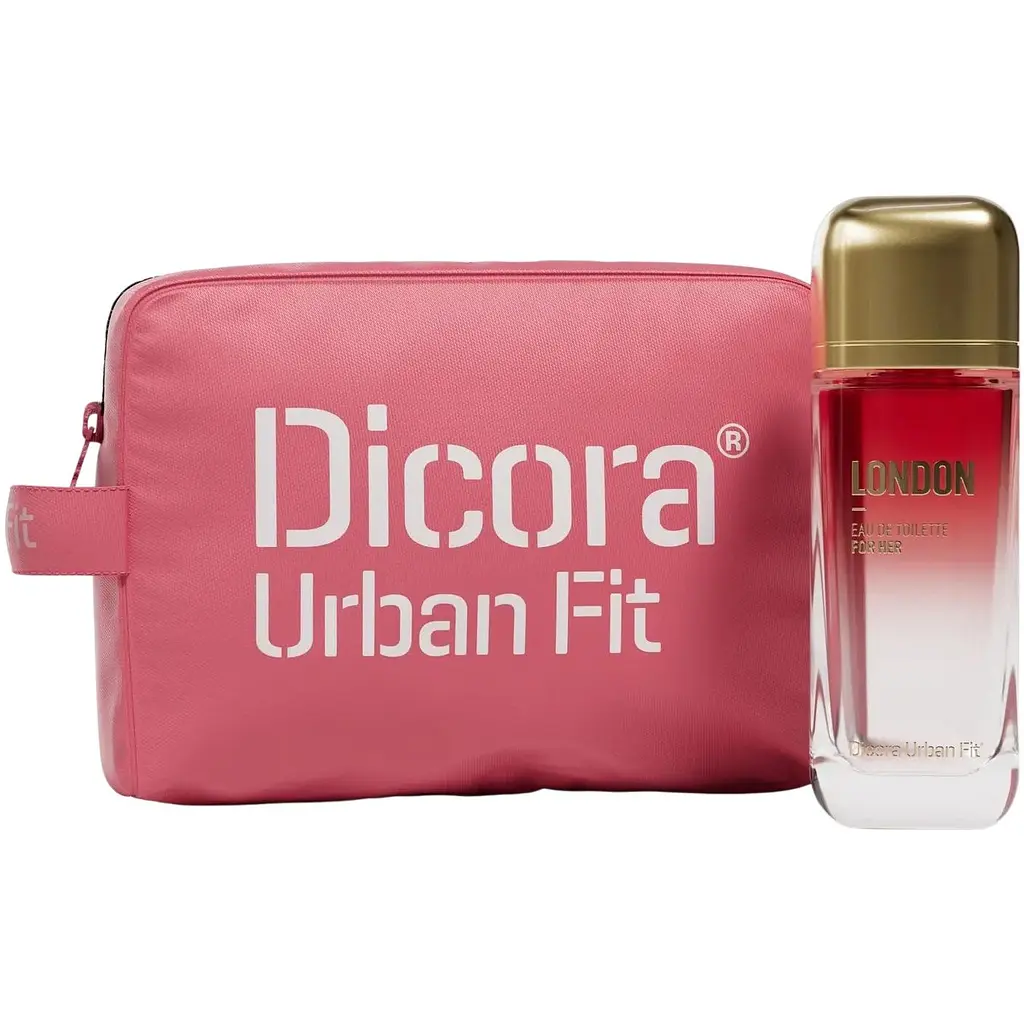 Набор Dicora Urban Fit: Туалетная вода для женщин Лондон 150 мл + косметичка - фото 2