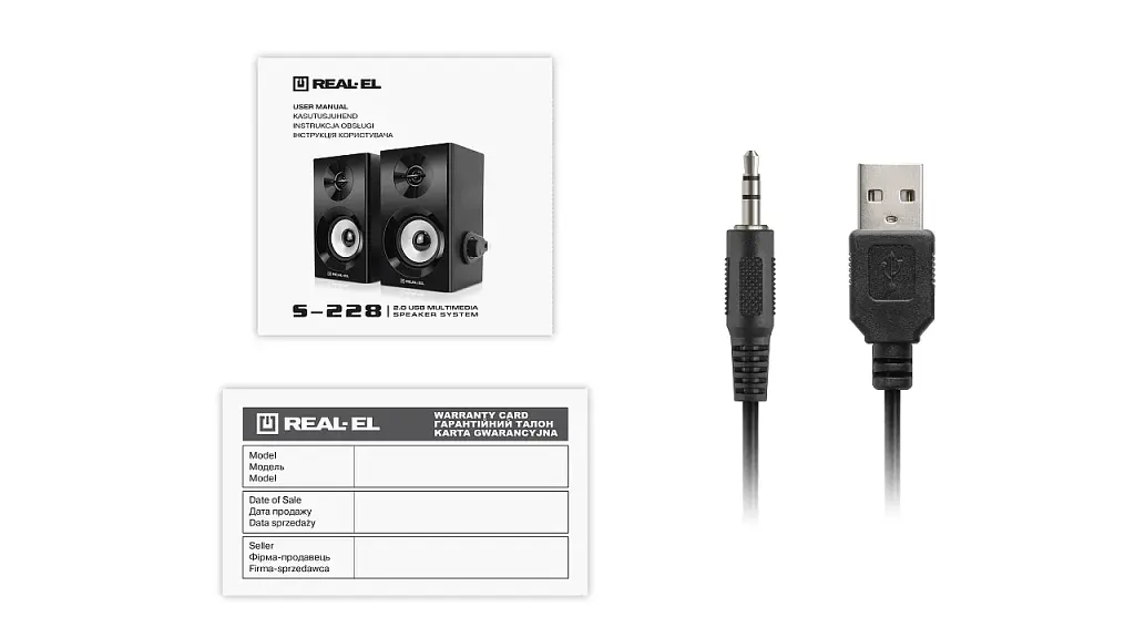 Акустична система REAL-EL S-228 Black - фото 8