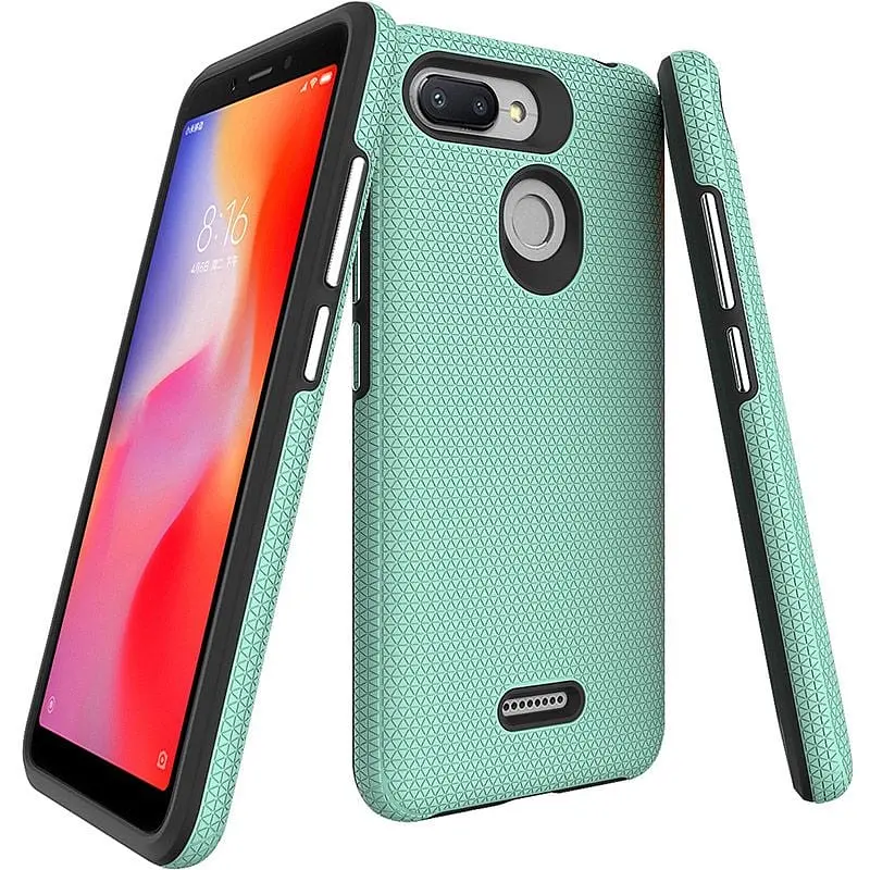 Чехол-накладка Toto Triangle TPU+PC Case Xiaomi Redmi 6/6A Mint - фото 2