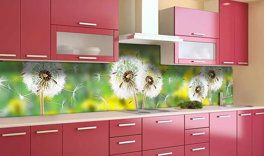 Кухонний фартух Квіти Зелений 60х300 см Happy Pocket Z181391 - фото 2