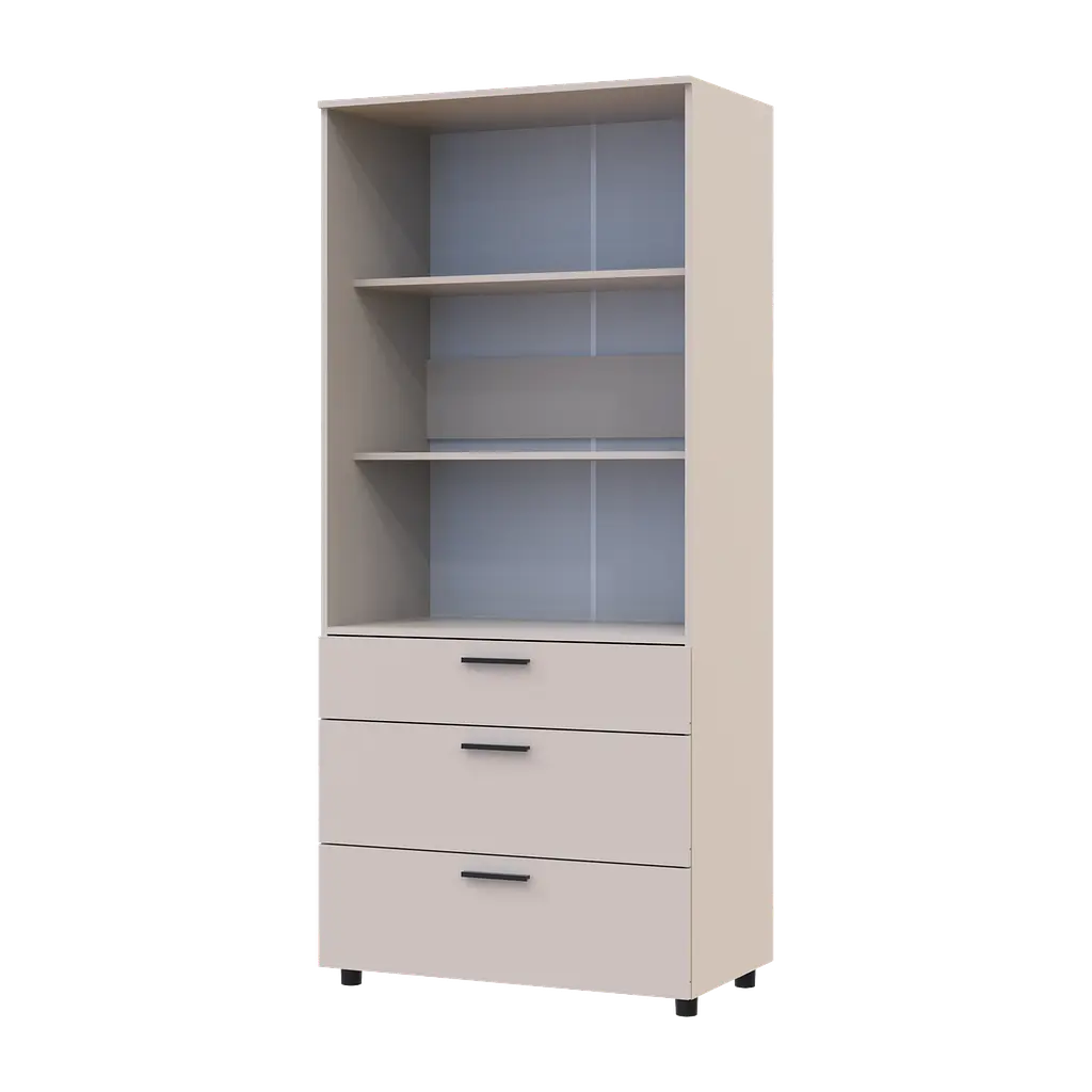 Шафа для одягу Doros Торн Кашемір 2 ДСП/3Ш (полиці) 90х51.6х200 (44900450) - фото 7