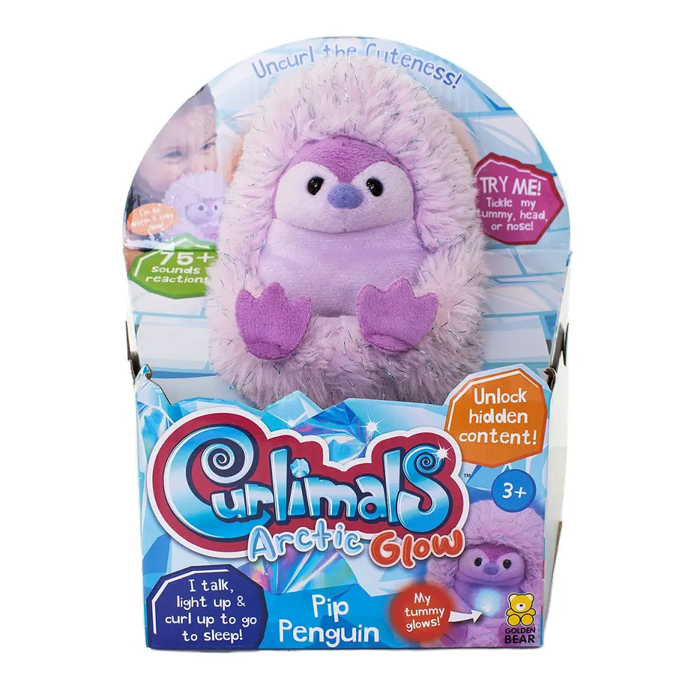 Интерактивная игрушка Пингвин Поп Curlimals 3728 серии «Arctic Glow» - фото 2