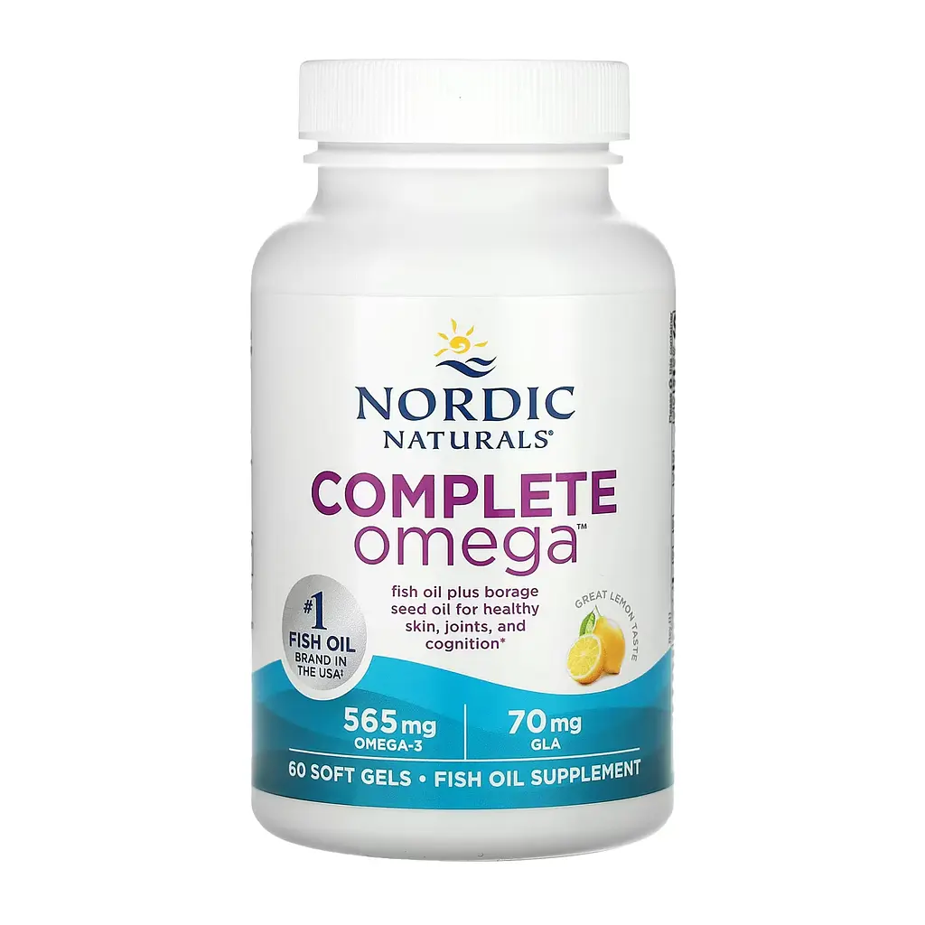 Омега-3 риб'ячий жир Nordic Naturals Complete Omega для серця, мозку та зору 60 софтгелів - фото 3