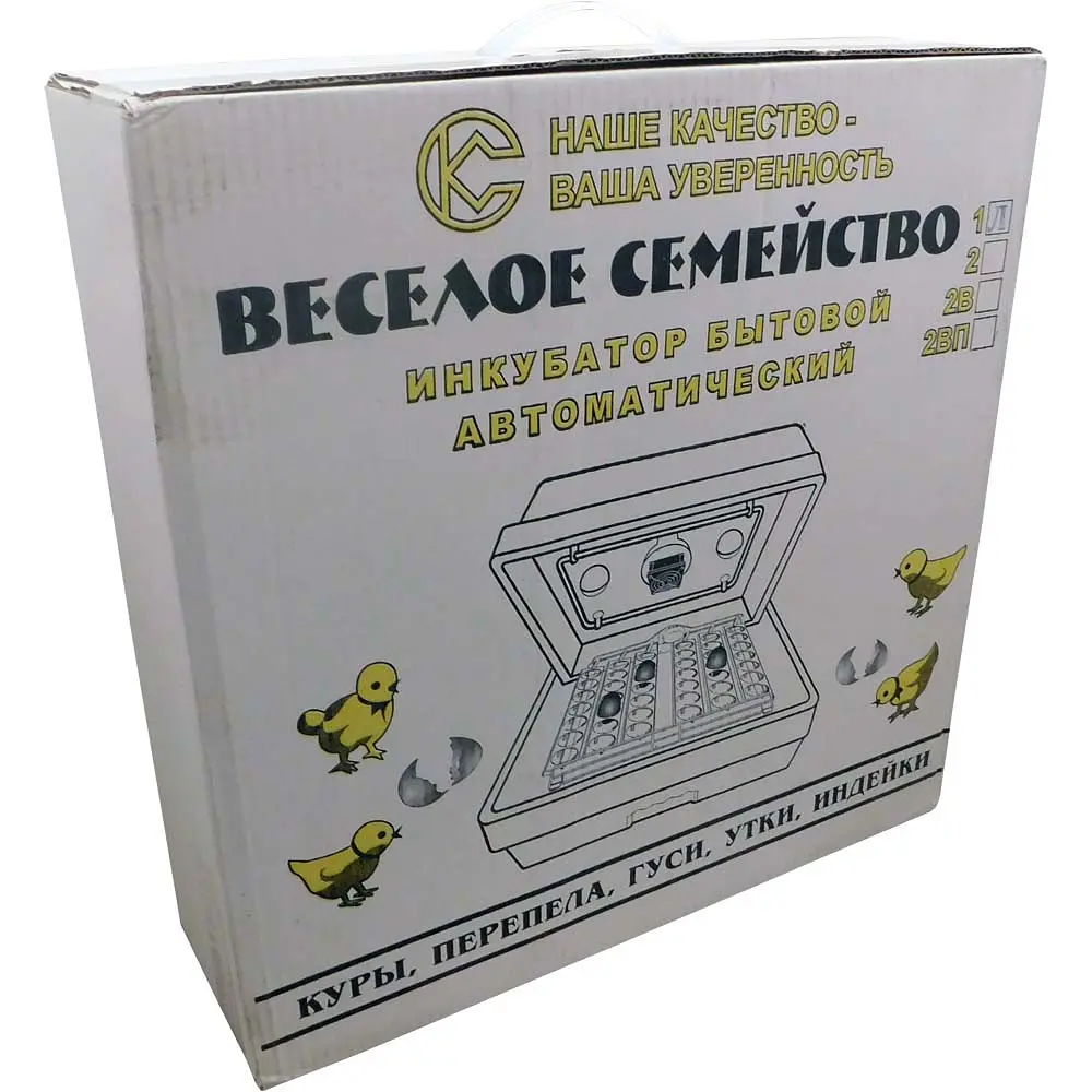 Інкубатор побутовий "Веселое семейство-1Л" (ламповий) на 80 курячих яєць 84057 - фото 4