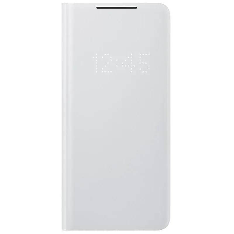 Чохол-книжка Samsung Smart LED View Cover для Samsung Galaxy S21 Ultra SM-G998 Light Gray (EF-NG998PJEGRU) - фото 2