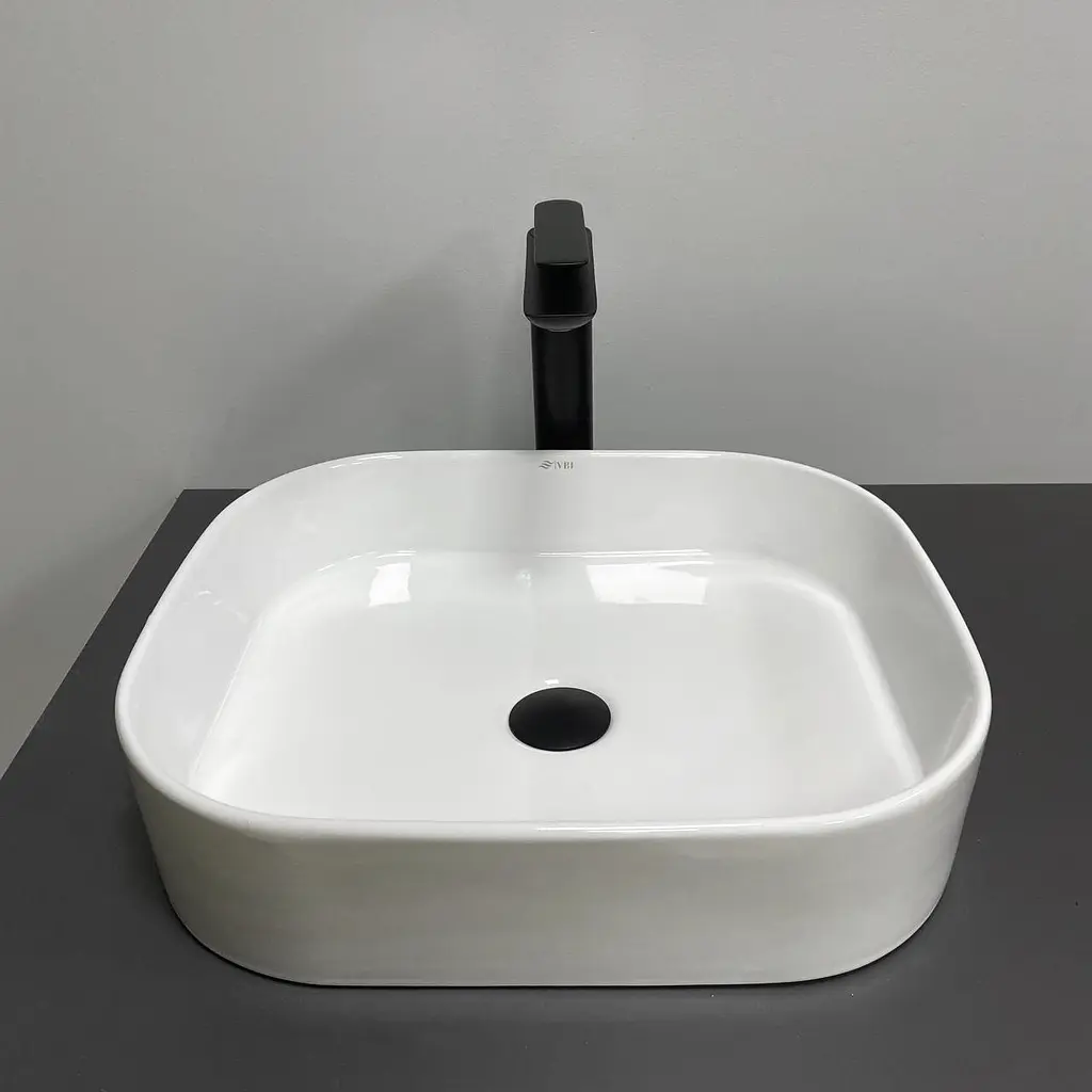 Умивальник VBI Vestone 45 white накладний VBI-017000, Білий - фото 3