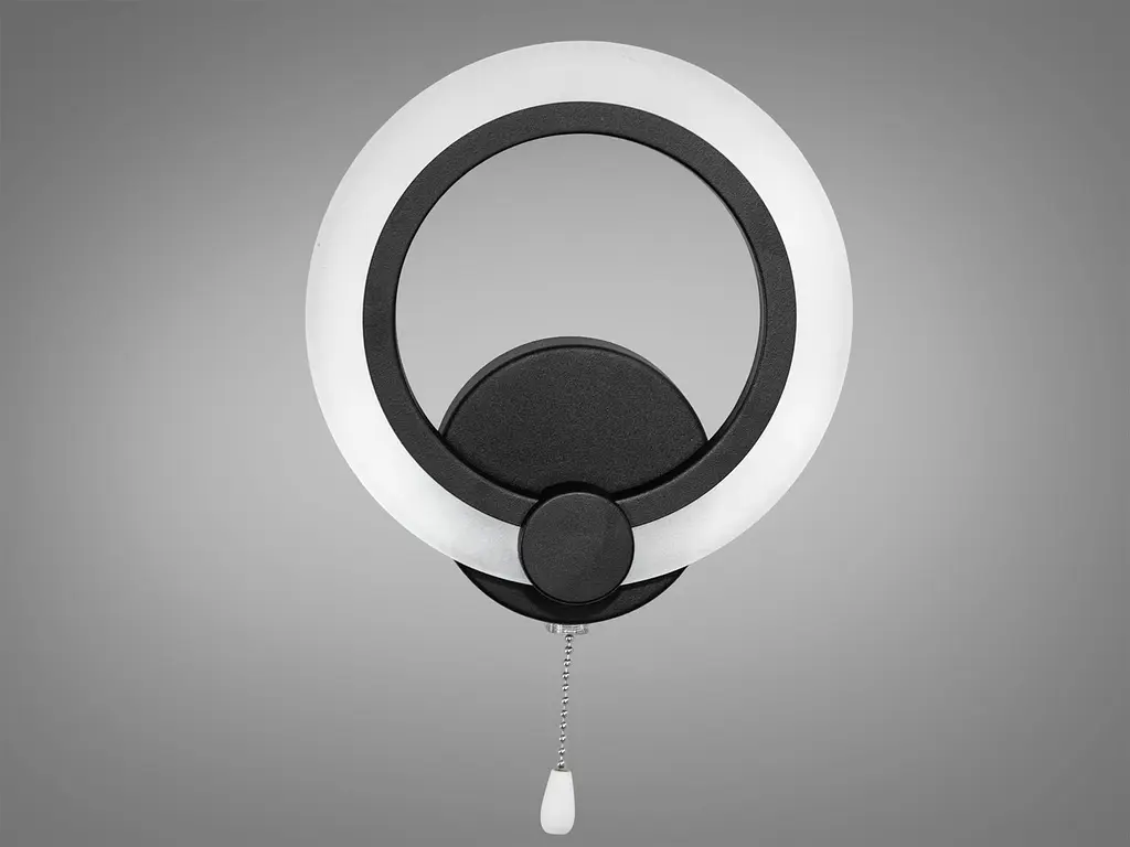 Світильник настінний LED Diasha A8022/1BK 12W 715 лм акрил чорний для дитячої кімнати - фото 4