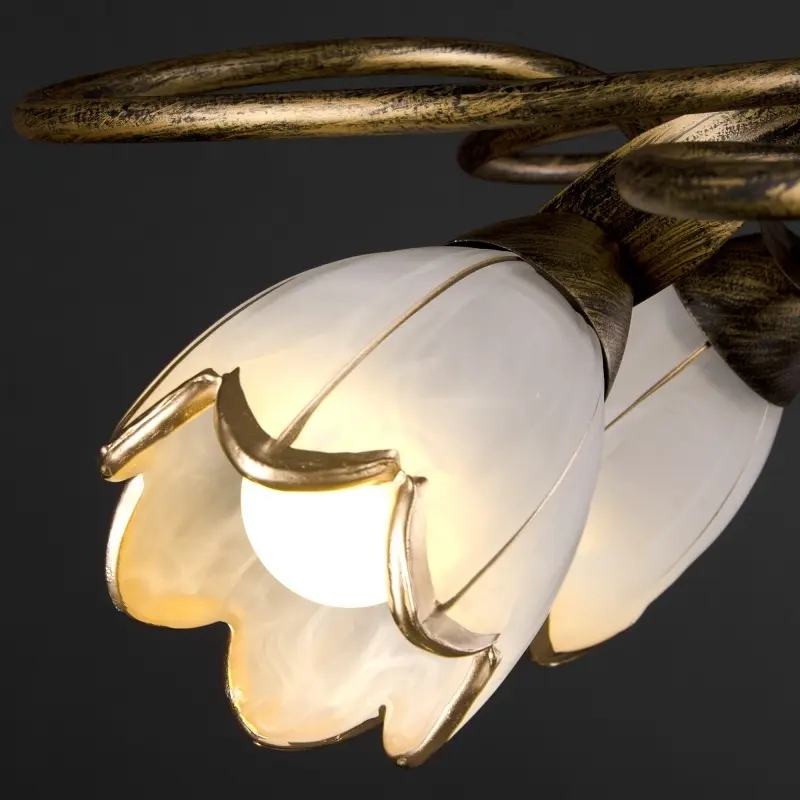 Люстра потолочная Brille флористика E14 60W BR (LK-198C/5) - фото 2