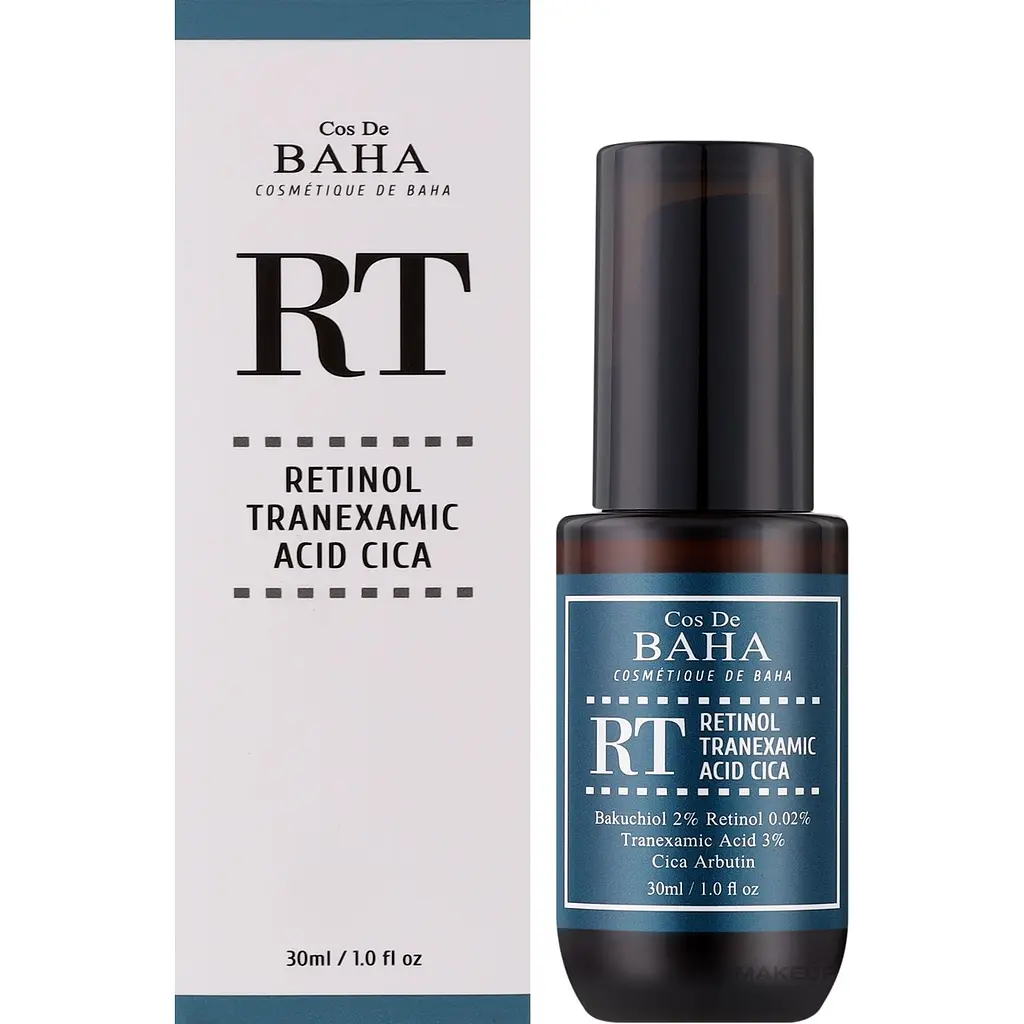 Сироватка проти пігментації Cos De BAHA Retinol Tranexamic Acid Cica з транекс. кислотою і ретинолом 30 мл - фото 2