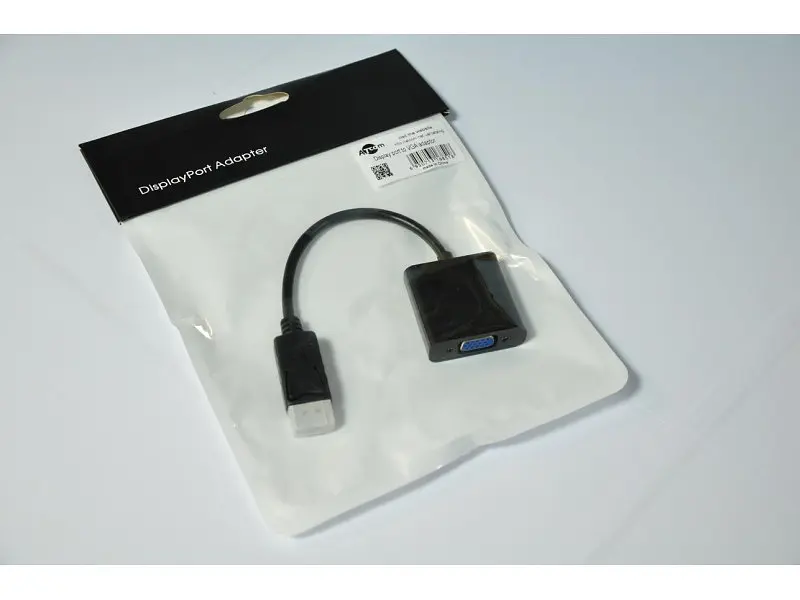 Перехідник ATCOM (16851) DisplayPort(M) -VGA(M) 10см - фото 2