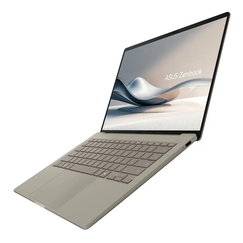 Ноутбук ASUS Zenbook A14 UX3407RA-QD906W 14 WUXGA OLED, Snapdragon X Elite X1E 78 100, 32GB, F1TB, UMA, Win11, Бежевий (90NB16G1-M000R0) - фото 6