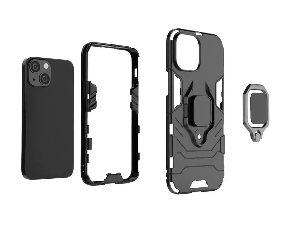 Чохол бампер Primolux Ring Armor для Apple iPhone 13 Mini Black - фото 6