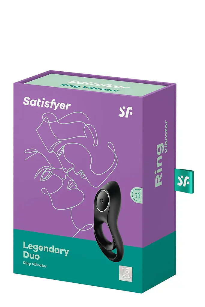 Ерекційне кільце з вібрацією Satisfyer Legendary Duo, 11х3 см - фото 2