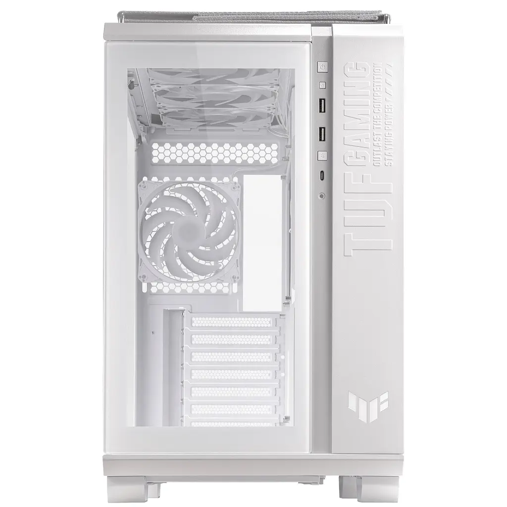 Корпус Asus TUF Gaming GT502 Plus Tempered Glass без БЖ (90DC0093-B19000) White - фото 7