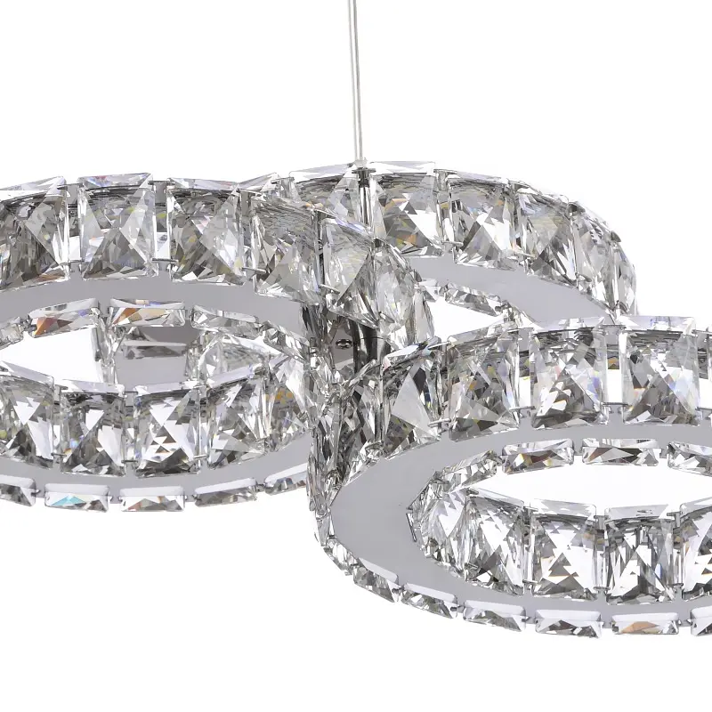 Люстра подвесная Brille хрустальная LED 30W WW+NW+CW CH (BR-973S/3) - фото 3