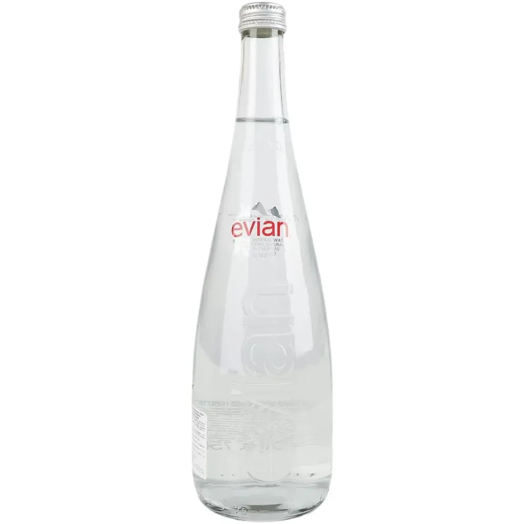 Уцінка. Вода мінеральна Evian негазована скло 0.75 л (475 300)