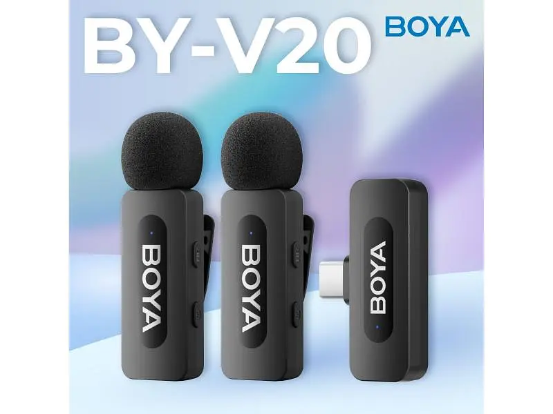 Мікрофонна радіосистема BOYA BY-V20 USB Type-C - фото 6