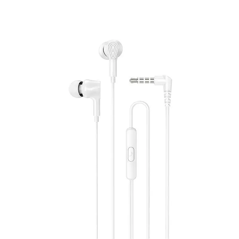 Наушники Hoco Ingenious universal earphones with microphone M102 1.2M, 90° - фото 3