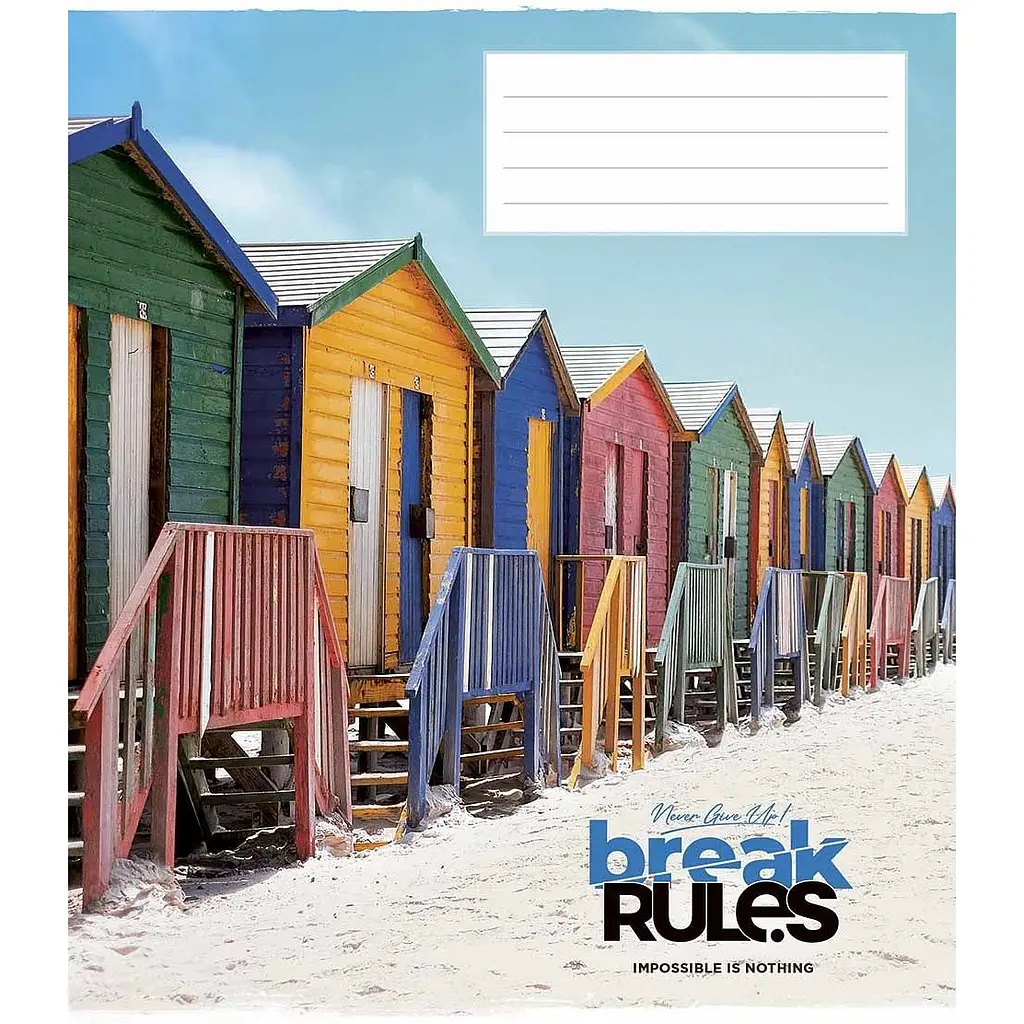 Зошит учнівський Школярик Break the rules, в лінію, 24 аркуші, ВД-лак, 25 шт. (024-3220L) - фото 4