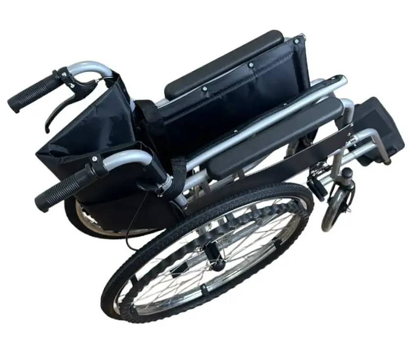 Инвалидная коляска с ручными тормозами Vera Medical для людей с ограниченными возможностями весом до 110 кг (VRM-040) - фото 4