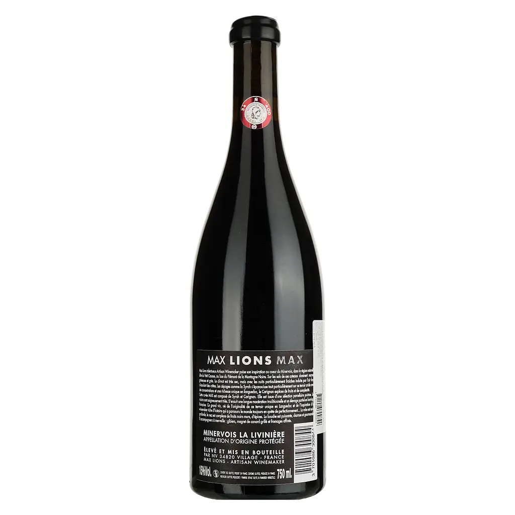 Вино Max Lions Max AOP Minervois La Liviniere червоне сухе 0.75 л - фото 2