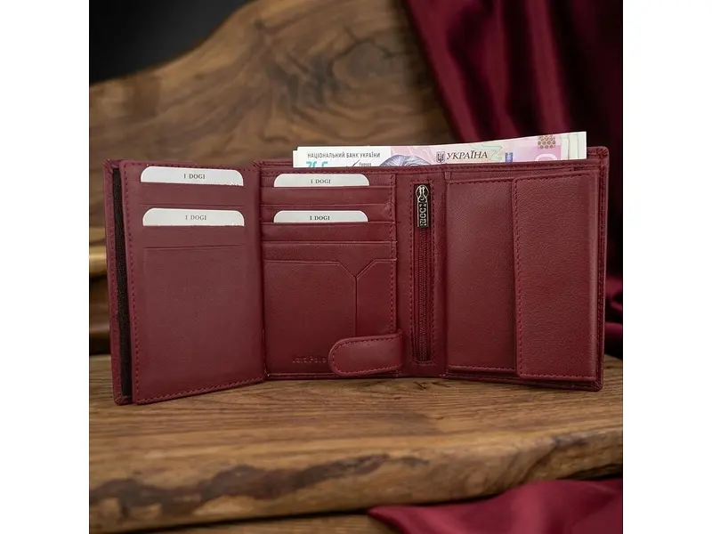 Жіноче портмоне натуральна шкіра Cortina 5031 rosso Червоне 9,5x12,5 см TONY PEROTTI acs0032529 - фото 2
