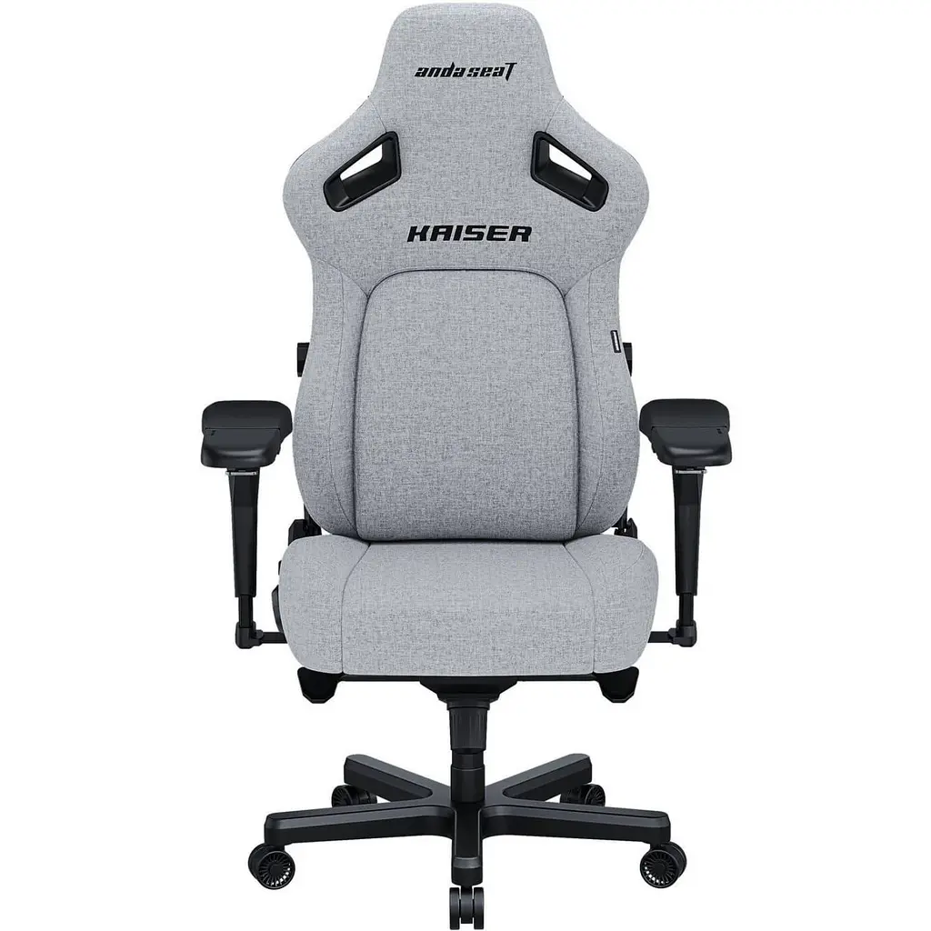 Ігрове крісло Anda Seat Kaiser 4 Size L Grey Fabric (AD12YDDC-L-20-G-CF) - фото 2