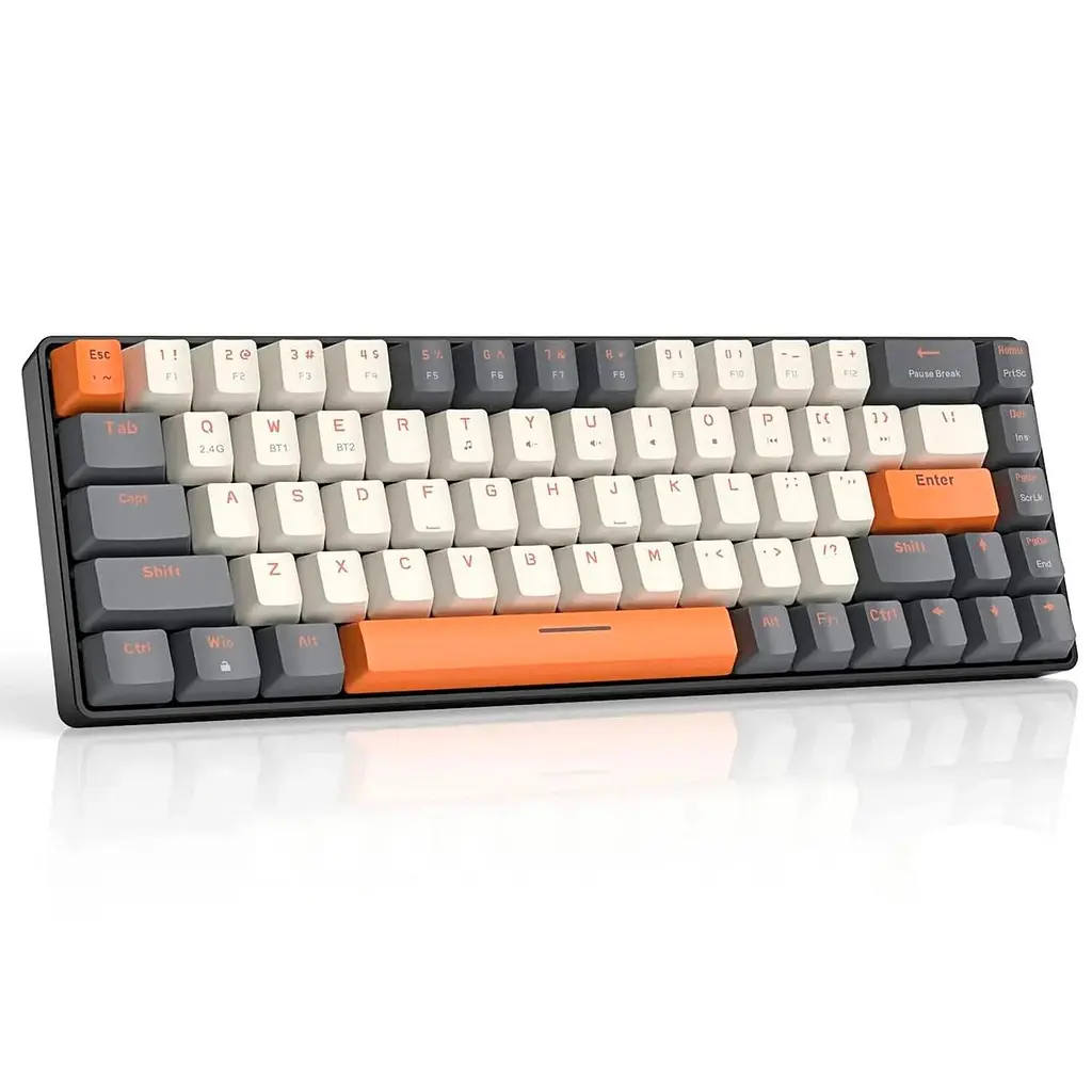 Бездротова клавіатура ZIYOULANG K68 | 2.4G, Bluetooth | 68 клавіш