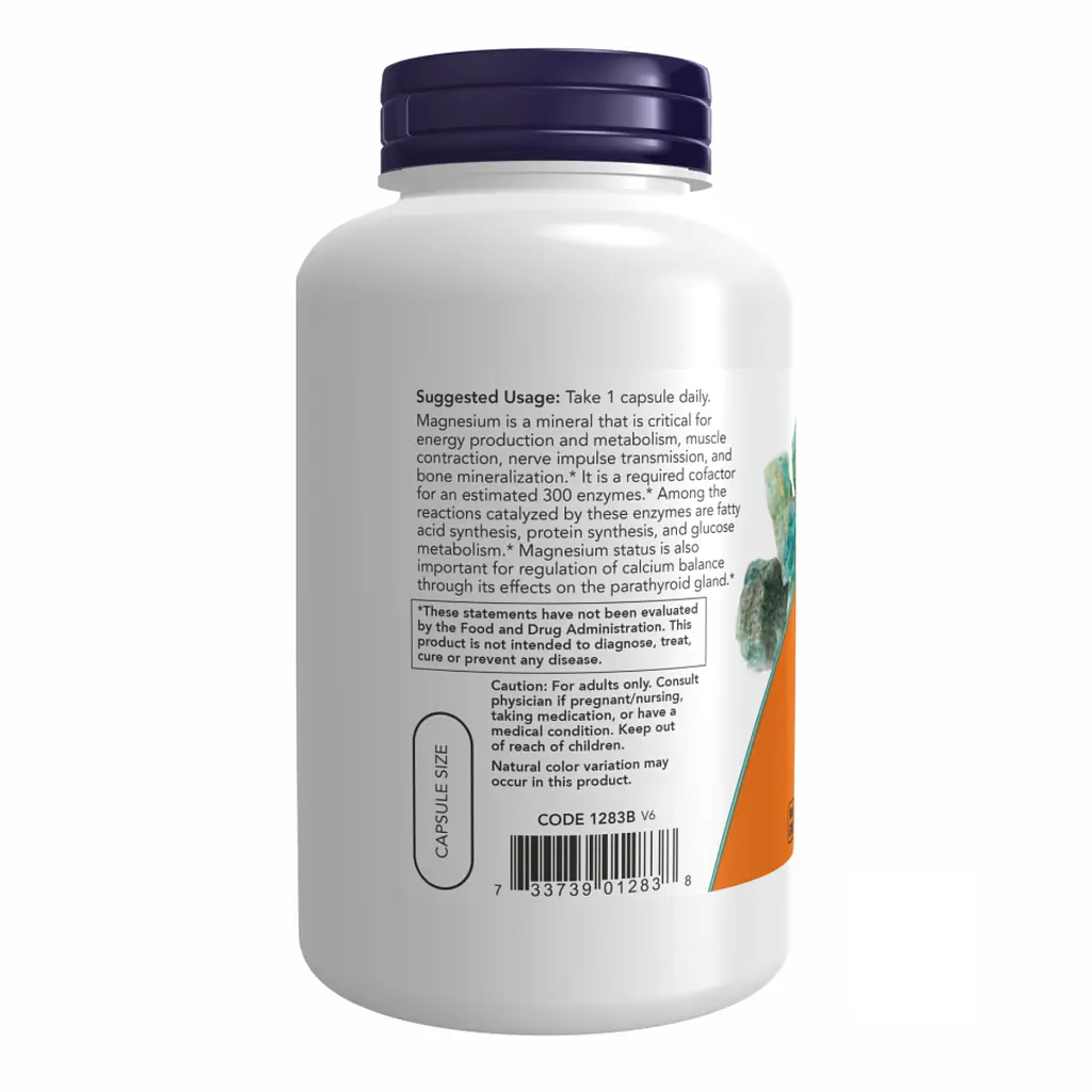 Магній, Magnesium Caps 400 mg - 180 vcaps - фото 3