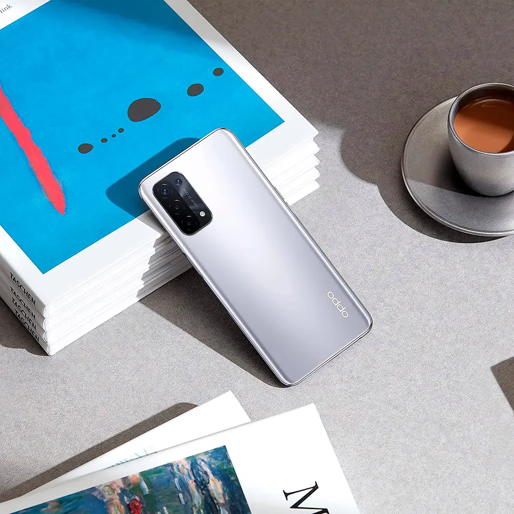 Смартфон Oppo A74 5G 6/128Gb Space Silver [83153] - фото 5