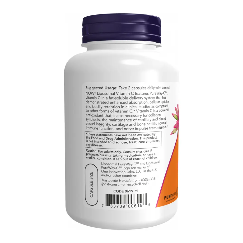 Витамины Now Foods Liposomal Vitamin C 120 капсул - фото 3