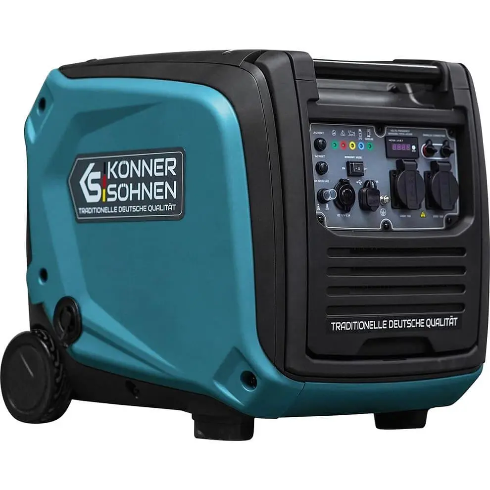 Генератор інверторний KonnerSohnen KS 4000iEG S, 230В, 4.0кВт, електростартер, 40кг / 3500 Вт / Газ + бензин (KS4000IEGS) - фото 6