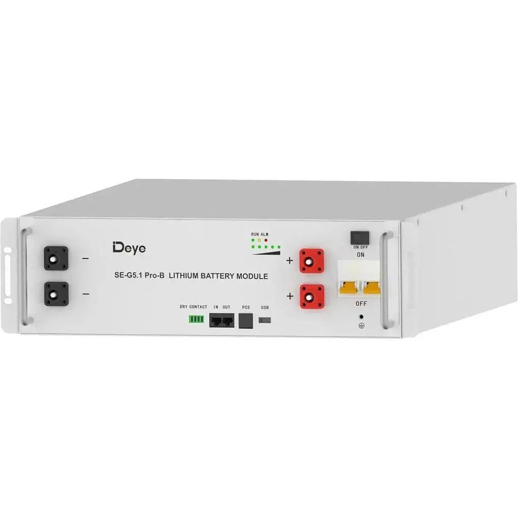 Система зберігання енергії Deye SUN-6K-SG03 Black 6kW + 4 АКБ SE-G5.1 Pro-B 20.4Wh (51.2V/100Ah/5120Wh) [159293] - фото 5