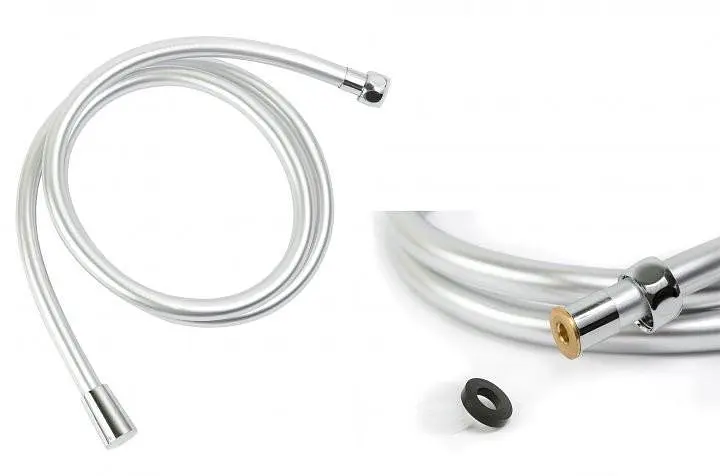 Шланг для душа Ango 1/2" силиконовый 150 см Серебристый 30412 - фото 2