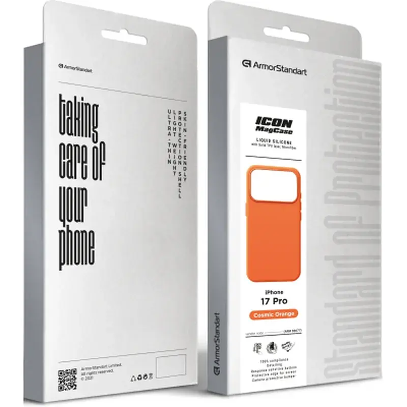 Чохол до мобільного телефона Armorstandart ICON2 MagCase Apple iPhone 17 Pro Cosmic Orange (ARM86677) - фото 2