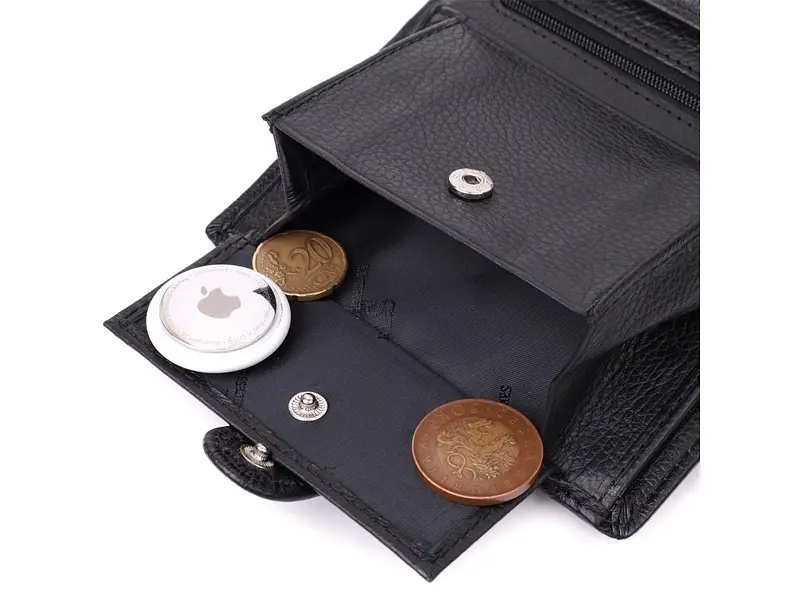 Чоловічий шкіряний гаманець ST Leather 10х13х2.5 см acs0028292 - фото 7