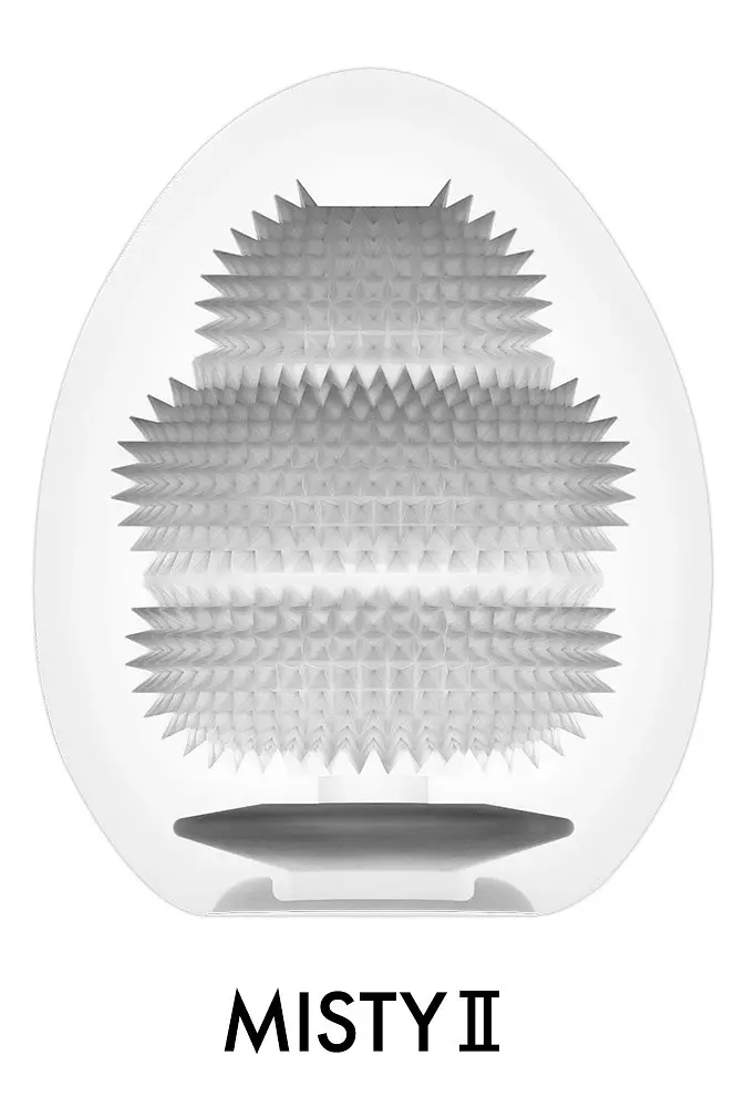 Мастурбатор яйцо Tenga Egg Hard Boiled Misty II белый - фото 4