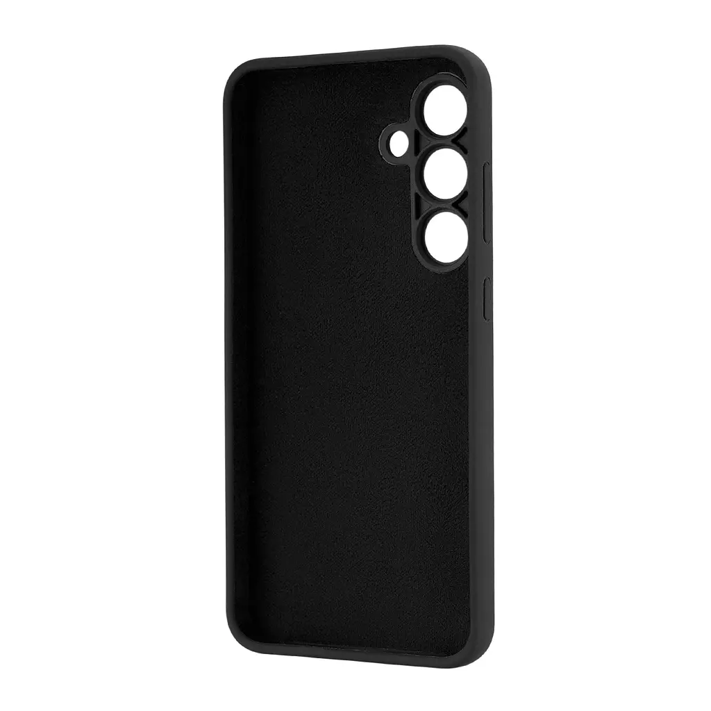 Чохол Silicone Case Samsung S24 FE (S721) Black - фото 2