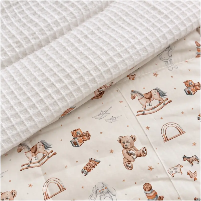 Плед дитячий MirSon Silky Waffle Warm toys 110х140 см (2200013892182) - фото 2
