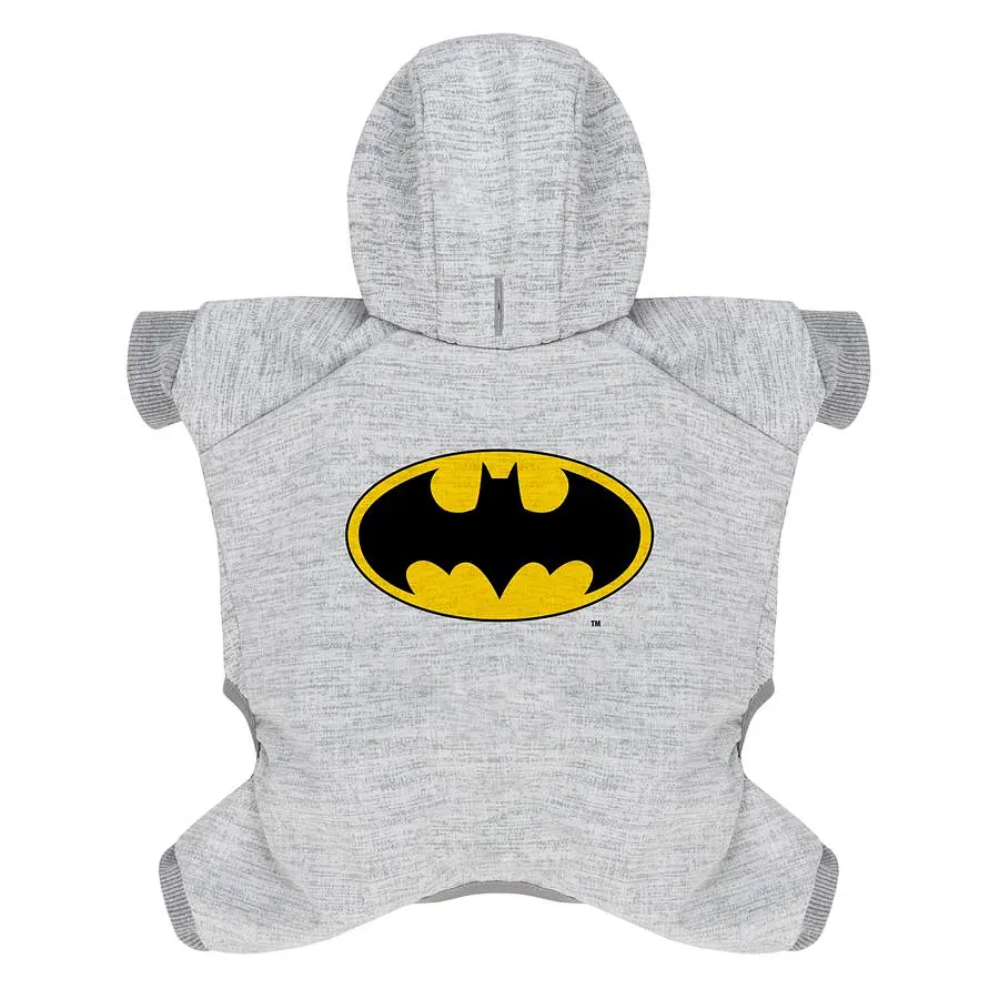 Комбинезон для собак WAUDOG Clothes рисунок Бэтмен лого софтшелл XS25 B 32-36 см C 22-25 см - фото 2