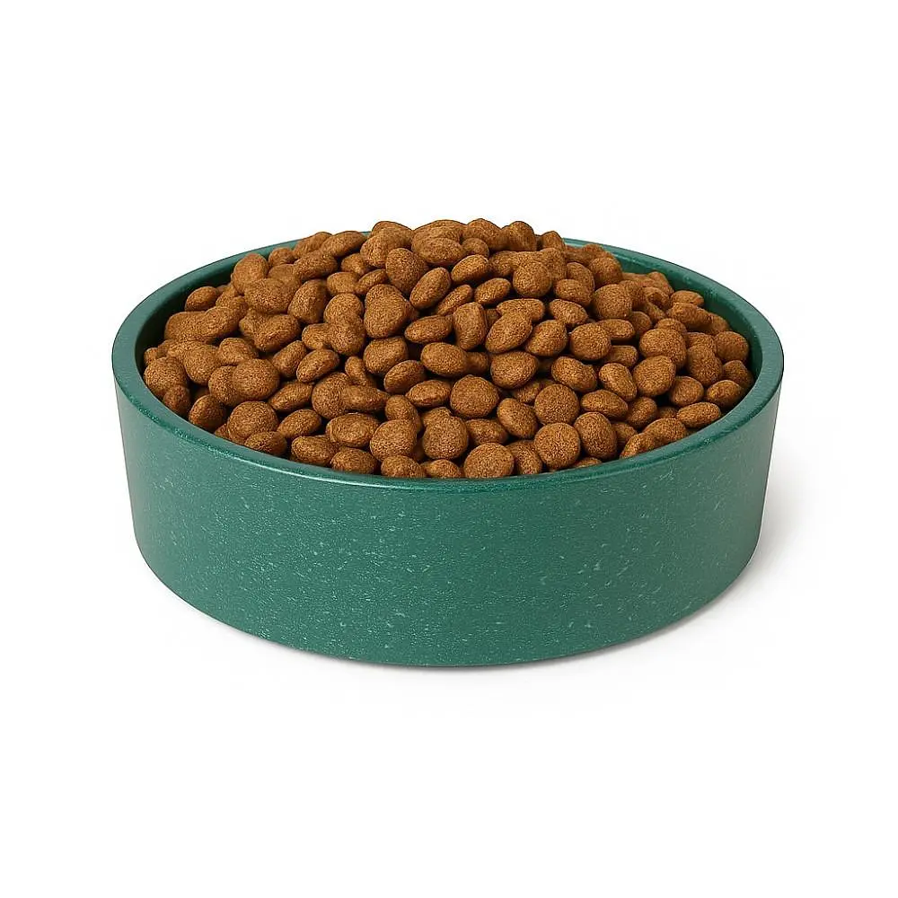 Миска Swastic Osto для котів бамбукова 260 мл зелена - фото 2