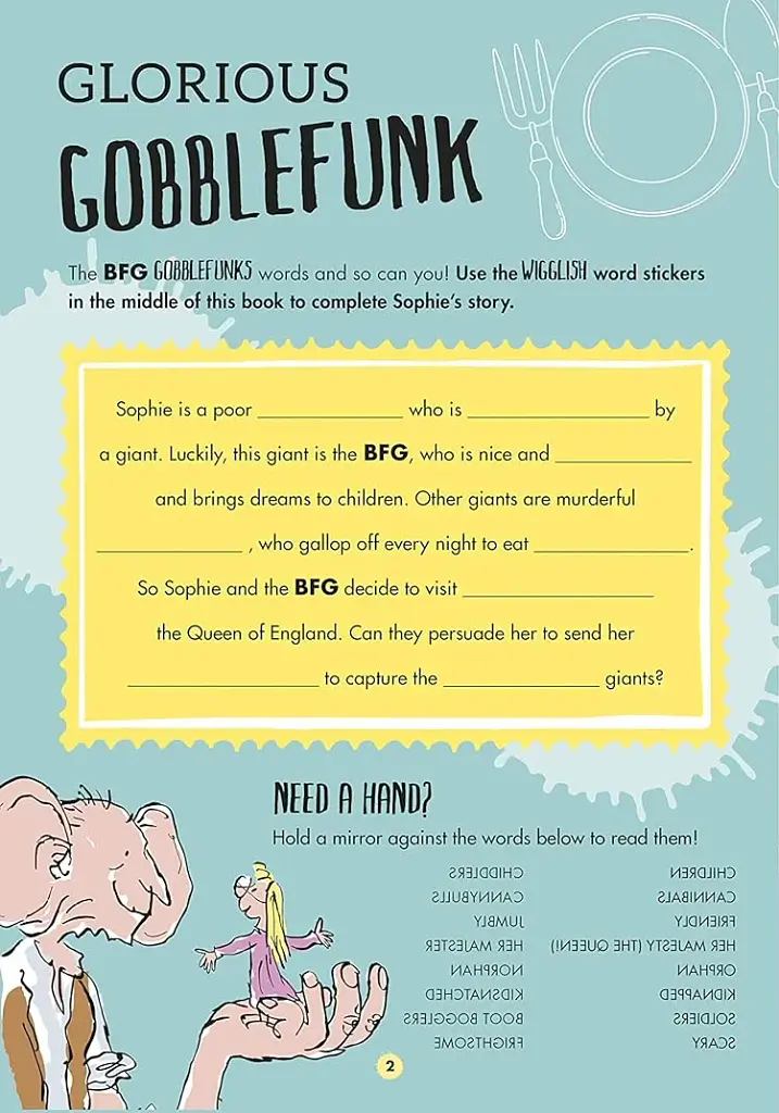 The BFGs Gloriumptious Sticker Activity Book - фото 2
