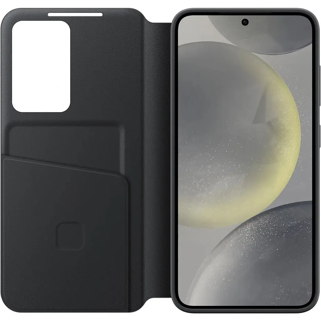 Оригинальный чехол-книжка Smart View Wallet Caseдля Galaxy S24 Plus Черный EF-ZS926CBEGWW - фото 5
